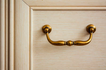 handle drawer cabinet or bedside tableの写真素材