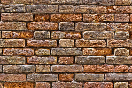 Background of the old brick wall textureの写真素材