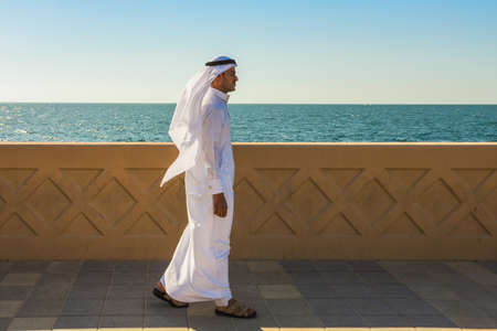 DUBAI, UAE - NOVEMBER 7: Dubai Marina. UAE. November 7, 2013. Dubai was the fastest developing city in the world between 2002 and 2008.の写真素材
