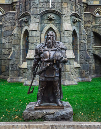 SAMARA, RUSSIA - JUNE 14, 2015: Tourist center Castle Garibaldi in the village Hryaschevka near the city of Togliatti, Samara region, Russia.のeditorial素材