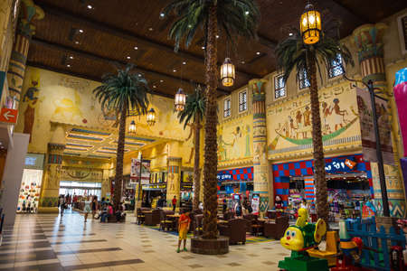 DUBAI, UNITED ARAB EMIRATES - NOVEMBER 2: Battuta Mall is the most beautiful supermarket in Dubai, November 2, 2013.のeditorial素材