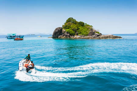 Thailand. Koh Chang. March 30, 2015. National Park Mu Ko Chang, established in 1982, is one of the main reserves of Thailand. It includes part of the island of Koh Chang and 45 islands (600 km2)のeditorial素材