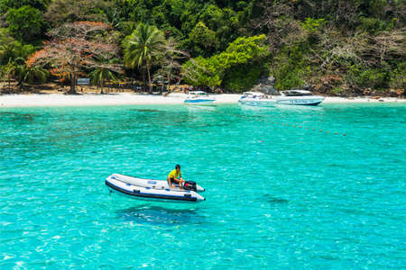 Thailand. Koh Chang. March 30, 2015. National Park Mu Ko Chang, established in 1982, is one of the main reserves of Thailand. It includes part of the island of Koh Chang and 45 islands (600 km2)のeditorial素材