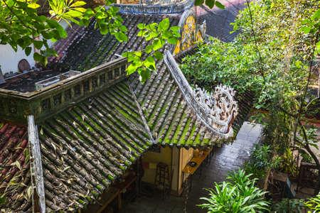 NHA TRANG, VIETNAM - Nov 2014: View of the Long Son Pagodaのeditorial素材