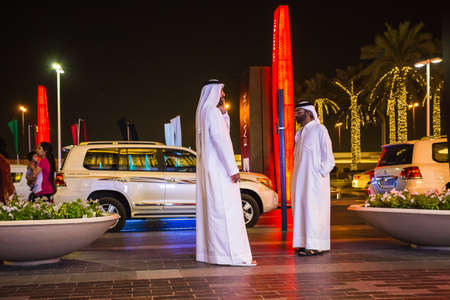 DUBAI, UAE - OCTOBER 31: World's largest shopping mall based on total area and sixth largest by gross leasable area, October 31, 2013 in Dubai, UAEのeditorial素材