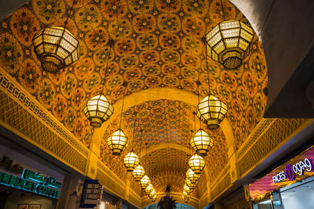 DUBAI, UNITED ARAB EMIRATES - NOVEMBER 2: Battuta Mall is the most beautiful supermarket in Dubai, November 2, 2013.のeditorial素材