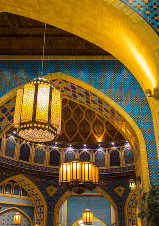 DUBAI, UNITED ARAB EMIRATES - NOVEMBER 2: Battuta Mall is the most beautiful supermarket in Dubai, November 2, 2013.のeditorial素材