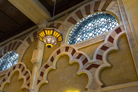 DUBAI, UNITED ARAB EMIRATES - NOVEMBER 2: Battuta Mall is the most beautiful supermarket in Dubai, November 2, 2013.のeditorial素材