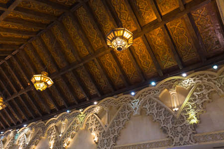 DUBAI, UNITED ARAB EMIRATES - NOVEMBER 2: Battuta Mall is the most beautiful supermarket in Dubai,...