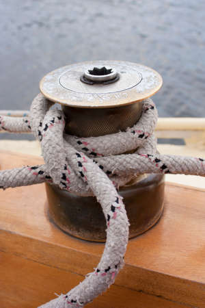 items of equipment for marine yachtの写真素材