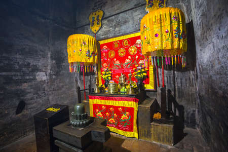 Nha Trang, November 23, 2014. Place of worship in Cham Po Nagar Towers in Vietnamのeditorial素材