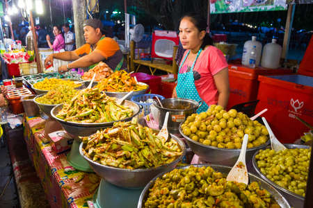 National dish popular in many other Southeast Asian countries Sa tay is Grilled pork with yellow curry powderのeditorial素材