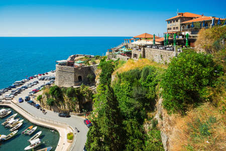 Ulcinj, Montenegro, July 28, 2017. The coast of the southernmost Montenegrin town of Ulcinj (5th century BC)のeditorial素材