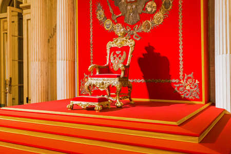 Russia, St. Petersburg, November 15, 2017. The interior of the Hermitage Museum