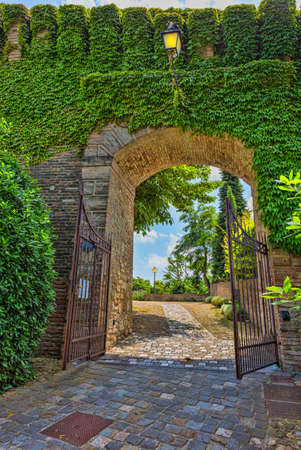 FLORENCE, ITALY - 27 JUNE, 2014:  Castle University of Florence, Italy.のeditorial素材