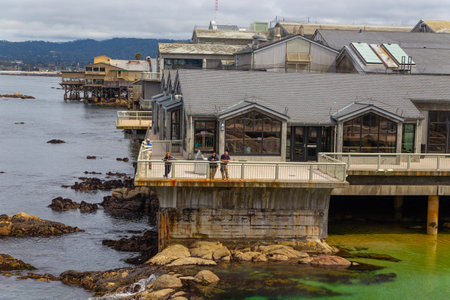 Monterey, USA, June 3, 2024 Aquarium on the Pacific Oceanの写真素材