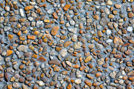 Pebble stone floor as backgroundの写真素材