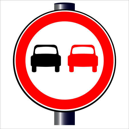 No Overtakingのイラスト素材