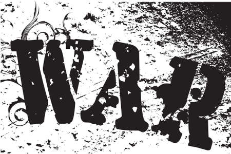 The text war with a heavy violent grunge のイラスト素材
