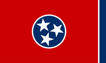 Flag of Tennesseeのイラスト素材