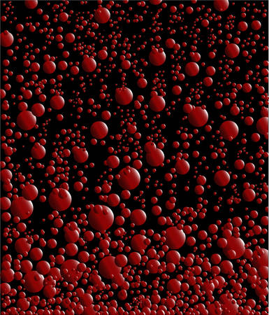 Bubbles rising in a root beer or cola type drink.のイラスト素材