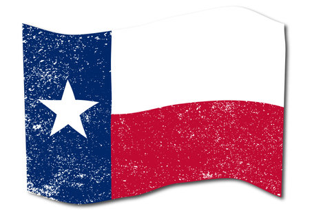 The flag of the USA state of TEXASのイラスト素材