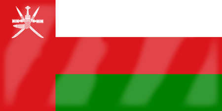 Flag of Omanのイラスト素材