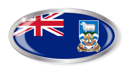 Oval silver button with the Morocco flag isolated on a white backgroundのイラスト素材