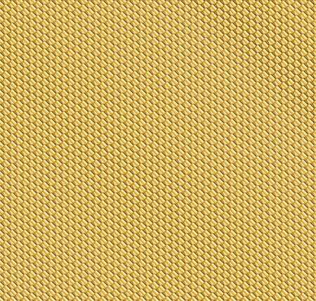 A golden honeycomb pattern as a backgroundのイラスト素材