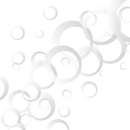 An abstract background of gray circles over a white backgroundのイラスト素材