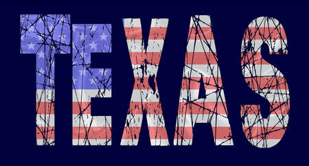 The 'Stars and Stripes' flag of the United States of Americaのイラスト素材