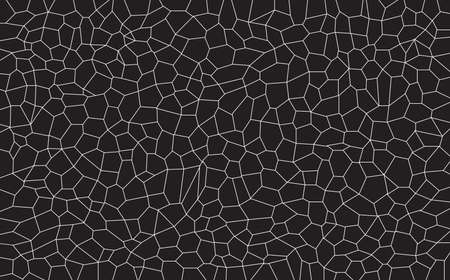 A mosaic of black pieces set as a backgroundのイラスト素材