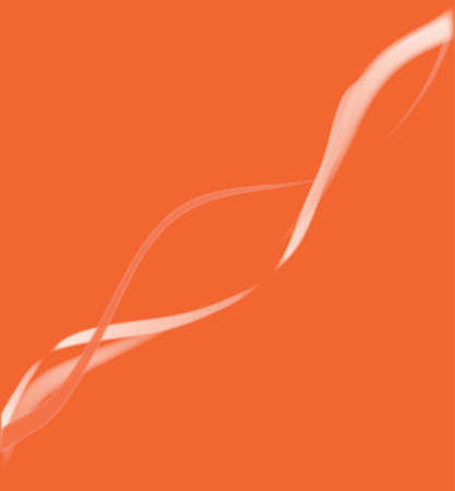 Orange floating blurred ribbons as a backgroundのイラスト素材