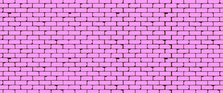 An old pink brick wall as a backgroundのイラスト素材