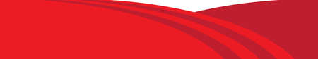 A red web banner formed from elipses layered with white spot colorのイラスト素材