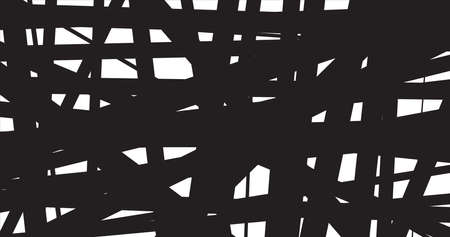 A white background covered in thick black linesのイラスト素材