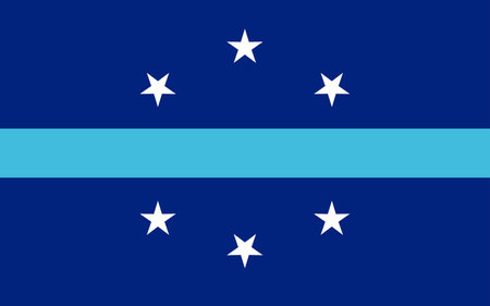 The traditional flag of Anaheim City flag Californiaのイラスト素材