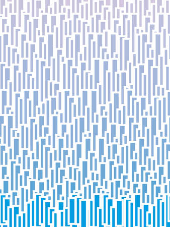 A blue backdrop made up of a set fading blue blocks.のイラスト素材