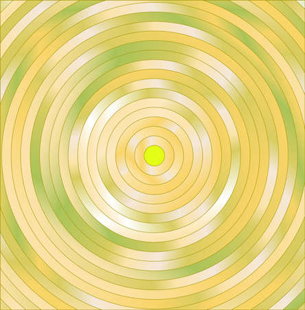 A set of onion ring style pale yellow as a backgroundのイラスト素材