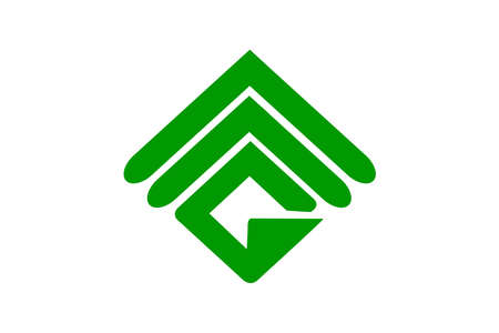 The flag of the city of Grandview City Missouri USAのイラスト素材