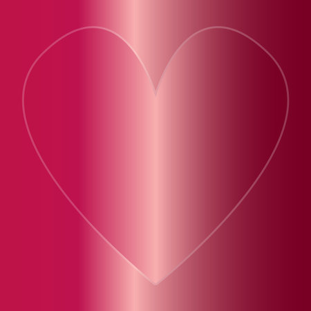 A large love heart background with the background being a similar color as the heartのイラスト素材