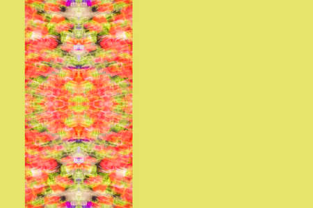 Vertical pattern on yellow background with space to copy textの写真素材