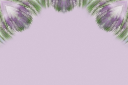 Corner pattern on pink background with space to copy textの写真素材