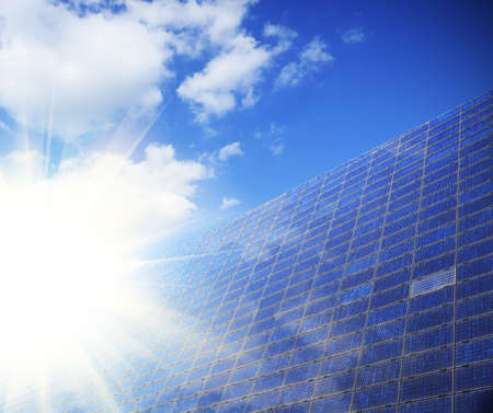 Power plant using renewable solar energy withの写真素材