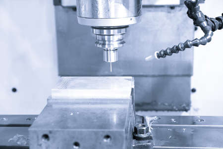 CNC machine at work の写真素材