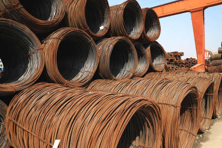 Steel-making plant steel warehouse