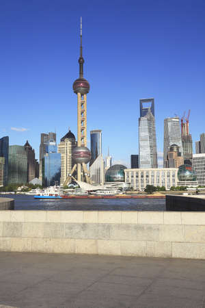 Shanghai skyline の写真素材