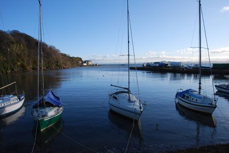 Boats at Aberdourの写真素材