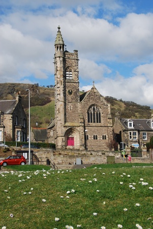 Church in Burntislandの写真素材