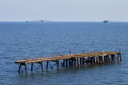 Ruined Jettyの写真素材